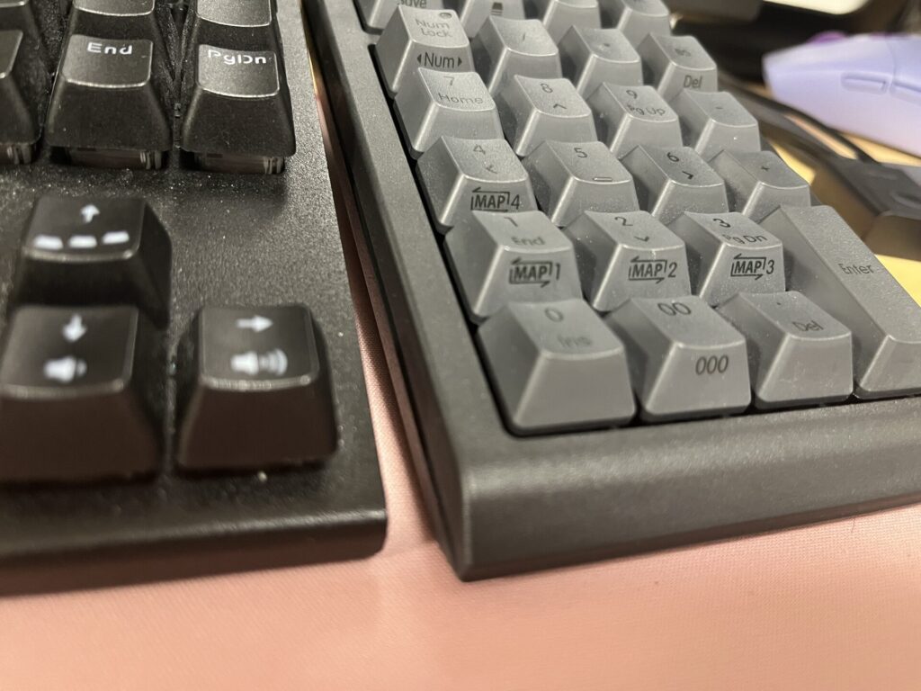 realforce gx1 & RT1テンキー　の質感