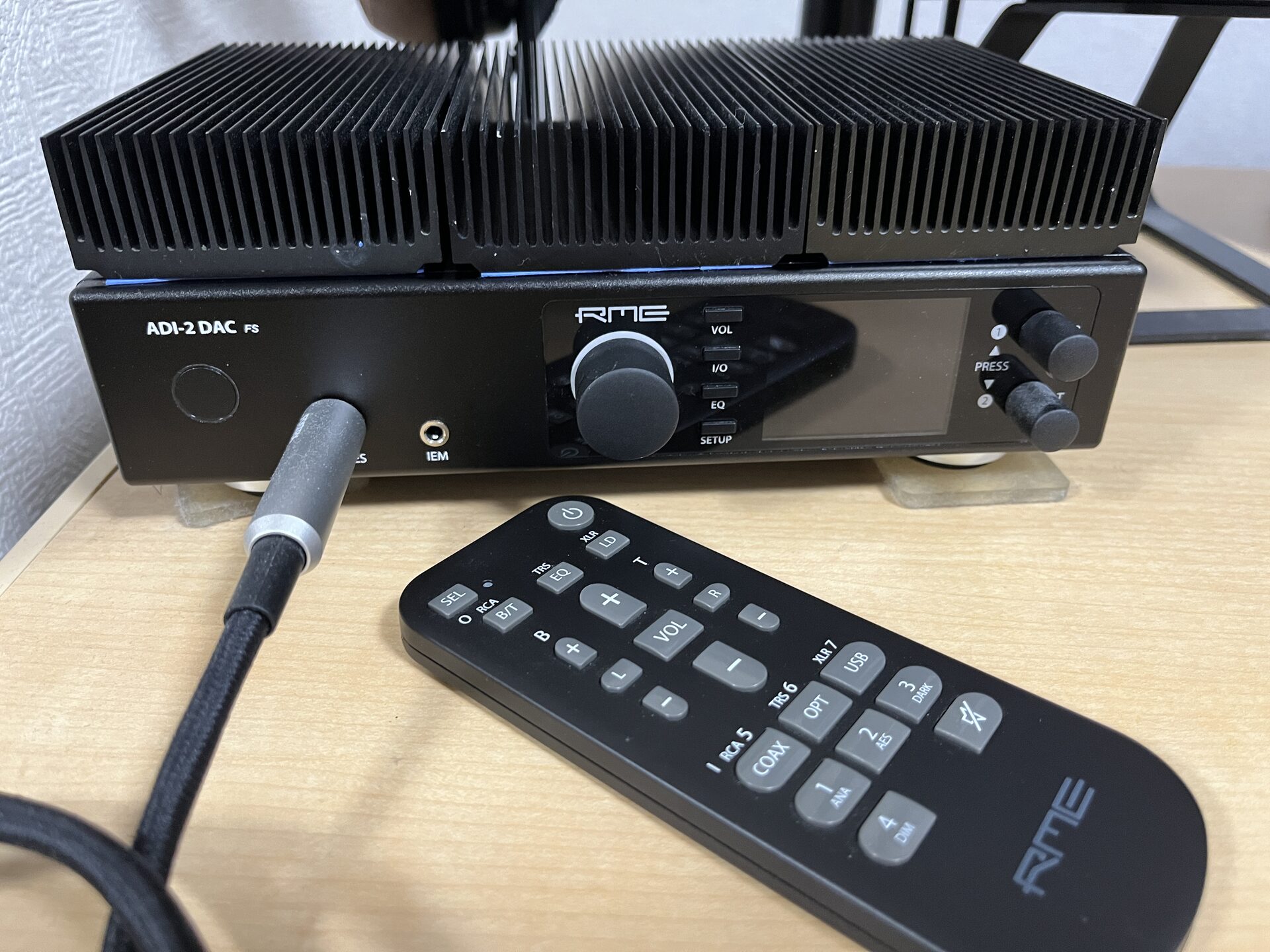 ヒートシンク＆rme adi-2 dac fs